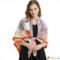 Large square scarf female new simulation silk twill silk satin printed shawl scarf silk scarf