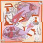 Large square scarf female new simulation silk twill silk satin printed shawl scarf silk scarf