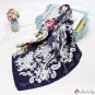 Square scarf female new simulation silk scarf printing retro shawl headscarf scarf
