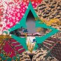 Printed large square scarf female new simulation silk twill silk shawl satin shawl scarf