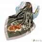 Printed silk scarf female new simulation silk square scarf headscarf scarf