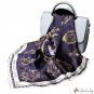 Silk scarf women's new mulberry silk small square scarf printing Variety silk crepe satin