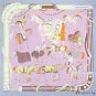 Scarf female new simulation silk twill silk large square scarf shawl decorative silk scarf