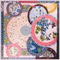 Large square scarf female new simulation silk twill silk printing satin silk scarf shawl scarf