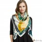 Large square scarf female new simulation silk twill silk printing satin silk scarf shawl scarf