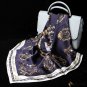 Silk small square scarf female models mulberry silk printed silk scarf silk shawl scarf