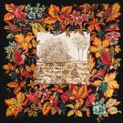 Scarf female new simulation silk twill satin printing large square scarf shawl decorative silk scarf