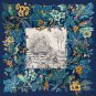 Scarf female new simulation silk twill satin printing large square scarf shawl decorative silk scarf