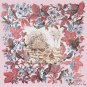 Scarf female new simulation silk twill satin printing large square scarf shawl decorative silk scarf