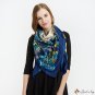 Scarf female new simulation silk twill satin printing large square scarf shawl decorative silk scarf