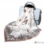 Silk scarf female new mulberry silk crepe satin silk leopard print small square scarf