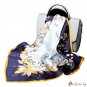 Real silk satin silk scarf mulberry silk 53cm plain crepe satin small square scarf scarf small silk 