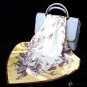 Real silk satin silk scarf mulberry silk 53cm plain crepe satin small square scarf scarf small silk 
