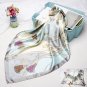 Silk scarf female 90cm large square scarf new simulation silk satin printed headscarf shawl scarf