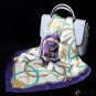 Crepe satin small square scarf new mulberry silk crepe satin small silk scarf printing scarf female