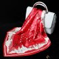 53cm silk scarf women silk crepe satin mulberry silk printing small square scarf scarf