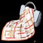 Silk scarf female new mulberry silk crepe satin silk printing small square scarf hundred
