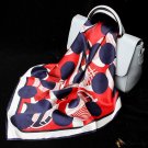 Silk small square scarf female new mulberry silk crepe satin polka dot print silk scarf scarf