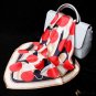 Silk small square scarf female new mulberry silk crepe satin polka dot print silk scarf scarf