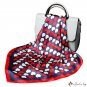 Silk small square scarf female new mulberry silk plain crepe satin silk scarf love polka dot print s