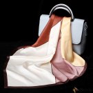 Silk small square scarf female new plain crepe satin mulberry silk printing decorative Variety silk 