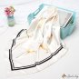 New simulation of silk printing small square scarf silk scarf silk scarf women