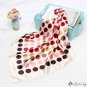 Silk scarf female new simulation silk small square scarf polka dot polka dot print shawl headscarf s
