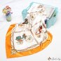 Silk scarf female plaid carriage print simulation silk square scarf headscarf scarf