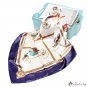 Silk scarf female plaid carriage print simulation silk square scarf headscarf scarf