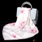 Silk scarf female models mulberry silk silk printing small square scarf literature and art scarf