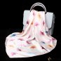 Silk scarf female models mulberry silk silk printing small square scarf literature and art scarf