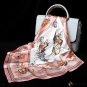Mulberry silk small square scarf new carriage print scarf silk scarf
