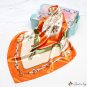 Simulation silk silk scarf female simulation silk printing square scarf silk turban silk scarf shawl