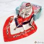Simulation silk silk scarf female simulation silk printing square scarf silk turban silk scarf shawl