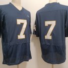 Notre Dame Fighting #7 Irish Audric Estime Navy Limited Jersey