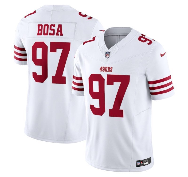 San Francisco 49ers Nick Bosa #97 White 2023 Limited Jersey