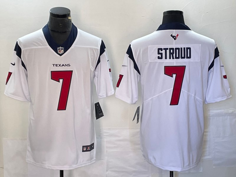Houston Texans C.J. Stroud #7 White Limited Jersey
