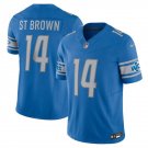 Detroit Lions Amon-Ra St. Brown Blue #14 2023 Limited Jersey
