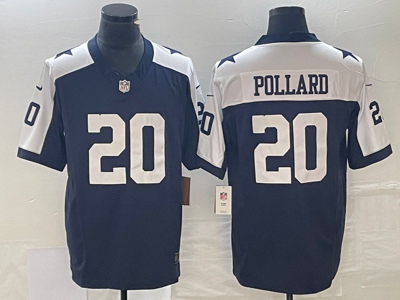 Dallas Cowboys Tony Pollard Navy Alternate #20 2023 Limited Jersey