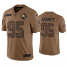 Cleveland Browns Myles Garrett #95 2023 Salute To Service Brown Limited Jersey
