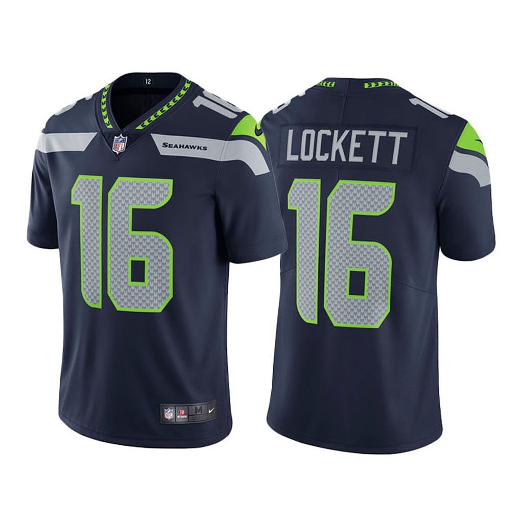 Seattle Seahawks Tyler Lockett #16 Navy Limited Jersey