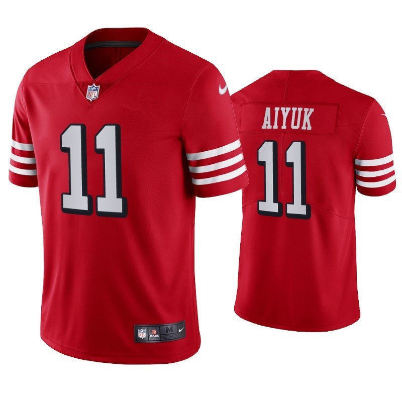 San Francisco #11 49ers San Brandon Scarlet Alternate Brandon Aiyuk ...