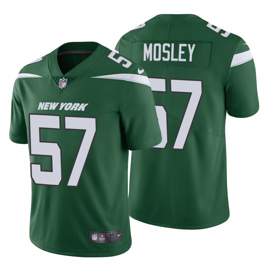 New York Jets CJ Mosley Green #57 Limited Jersey
