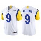 Los Angeles Rams Matthew Stafford #9 White Throwback Limited Jersey
