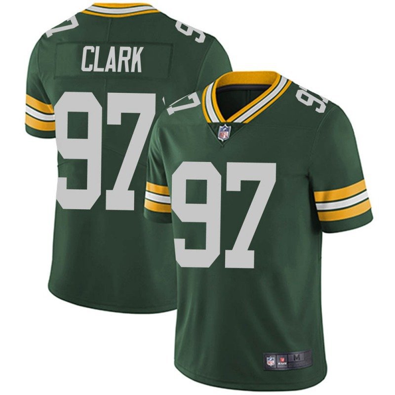 Green Bay Packers Kenny Clark Green #97 Limited Jersey