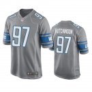 Detroit Lions Aidan Hutchinson Gray #97 Color Rush Limited Jersey