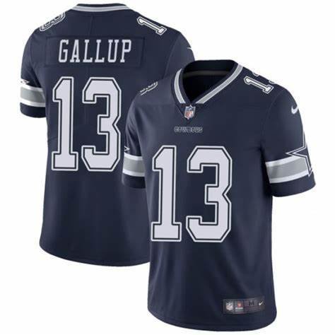 Dallas Cowboys Michael Gallup #13 Navy Limited Jersey