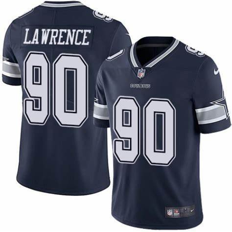 Dallas Cowboys Demarcus Lawrence #90 Navy Limited Jersey