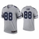 Dallas Cowboys CeeDee Lamb Gray #88 Inverted Limited Jersey