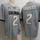 Colorado Buffaloes Shedeur Sanders Grey #2 Limited Jersey
